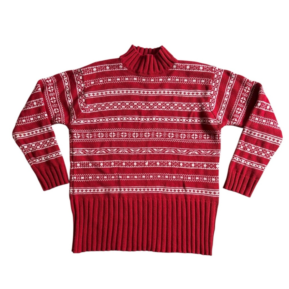 Vintage GAP Nordic Fair Isle Striped Knit Sweater | Unisex